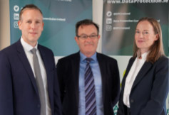 From left to right: Commissioner Dale Sunderland, Commissioner Des Hogan and Commissioner Niamh Sweeney.