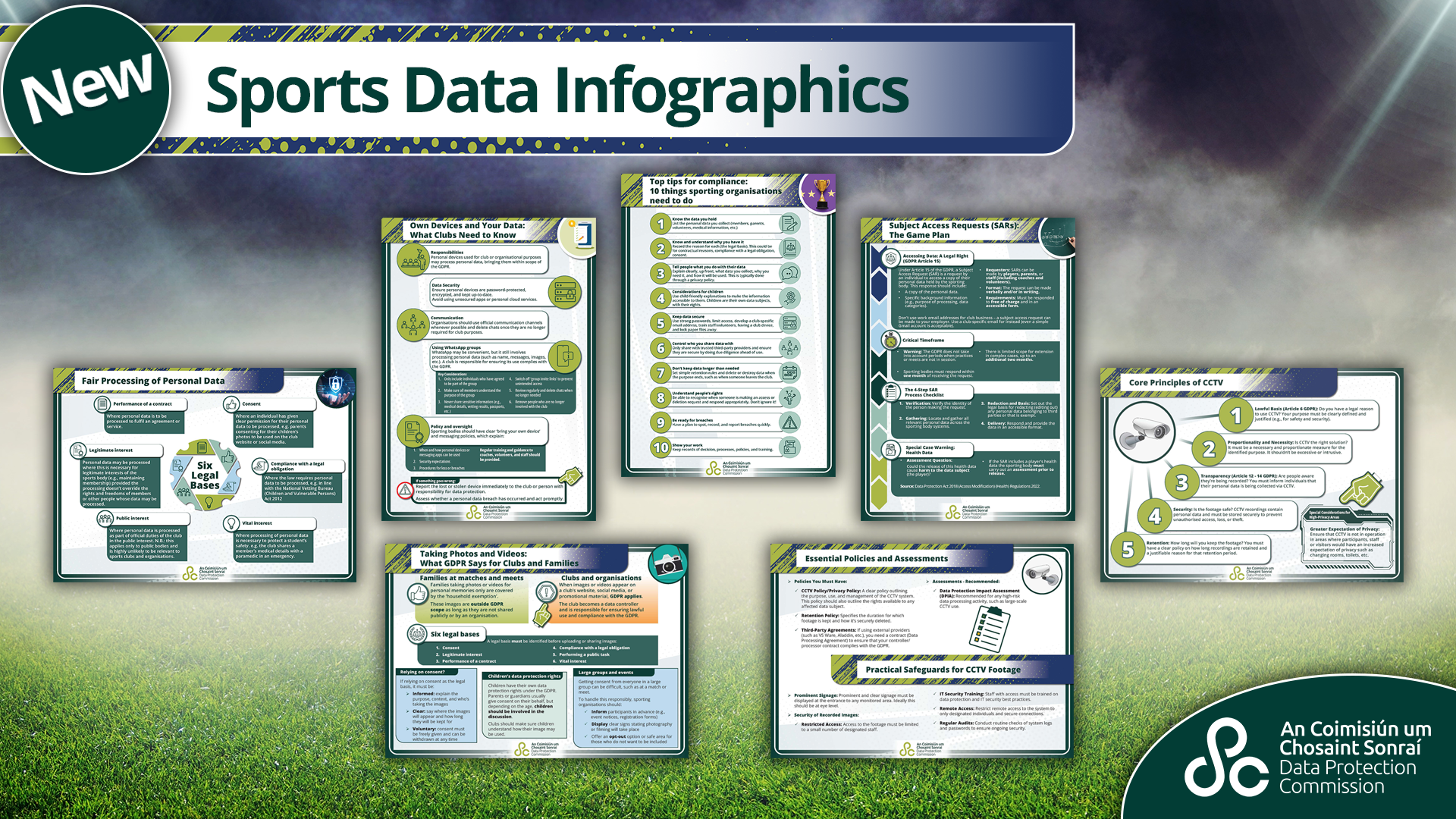New Data Protection in Sports Infographics
