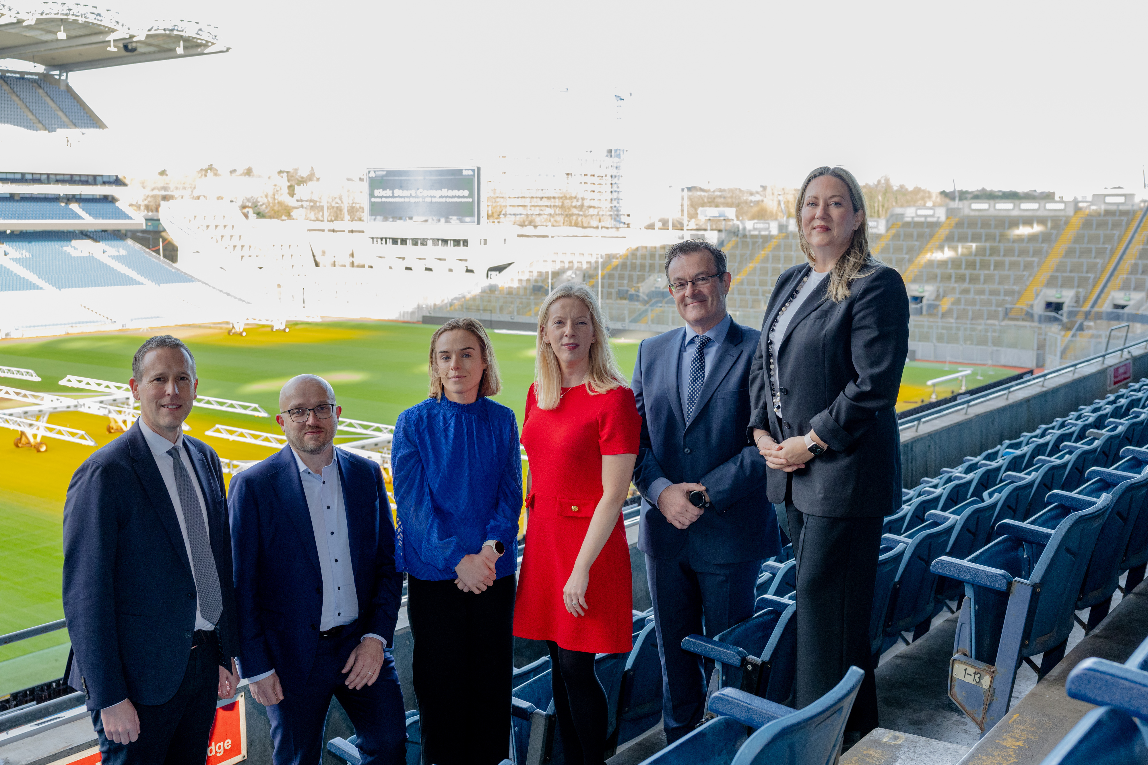 Welcome by Sport Ireland Dale Sunderland, David Murphy, Ellen Hayes, Caroline Mooney, Des Hogan, Kate Colleary